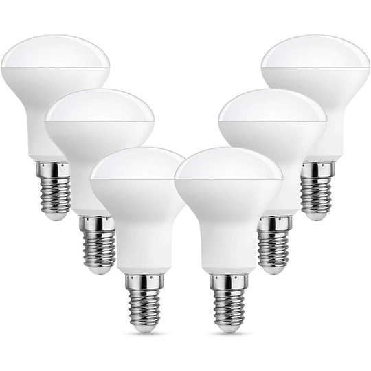 Aougo - E14 R50 led Light Bulb 5W Equivalent E14 40W Incandescent Equivalent, Warm White 2700K, 120° Beam Angle, ac 220V, 500LM, Small led Light Bulb