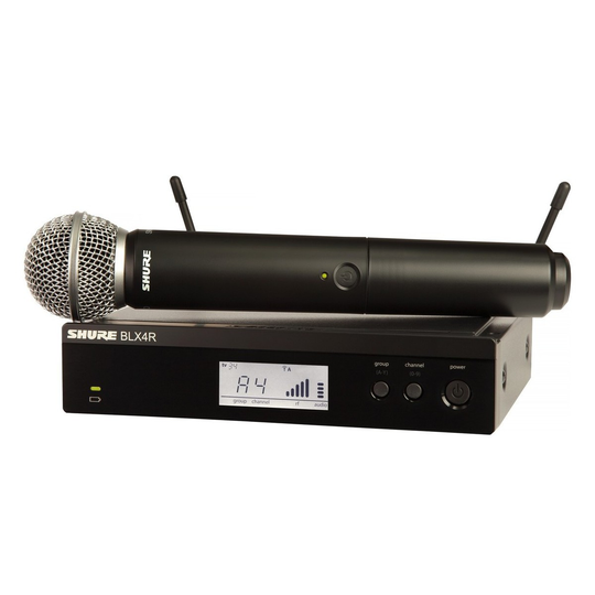 Shure BLX24RE/SM58-S8 Rack Mount Wireless Microphone System