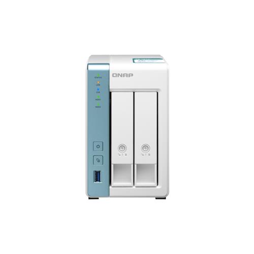 QNAP TS-231K NAS/storage server Tower Ethernet LAN Turquoise White Alpine AL-214