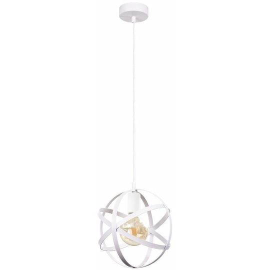 Keter Pola Spherical Pendant Ceiling Light White, 30cm, 1x E27