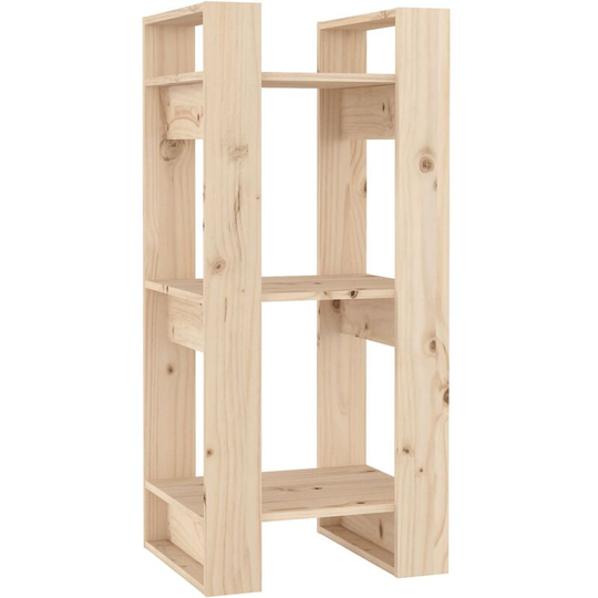 Book Cabinet/Room Divider 41x35x91 cm Solid Wood Pine Vidaxl Brown