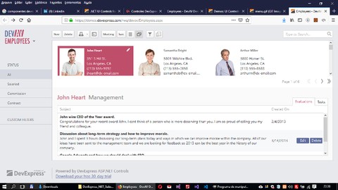 Controles DevExpress para Asp.Net WebForms