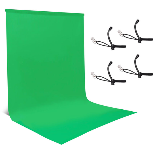 3 * 3.6m/ 10 * 12ft Photography Background Screen Portrait Photography Backdrops Photo Studio Props Durable Washable with 4pcs Elastic Clips,