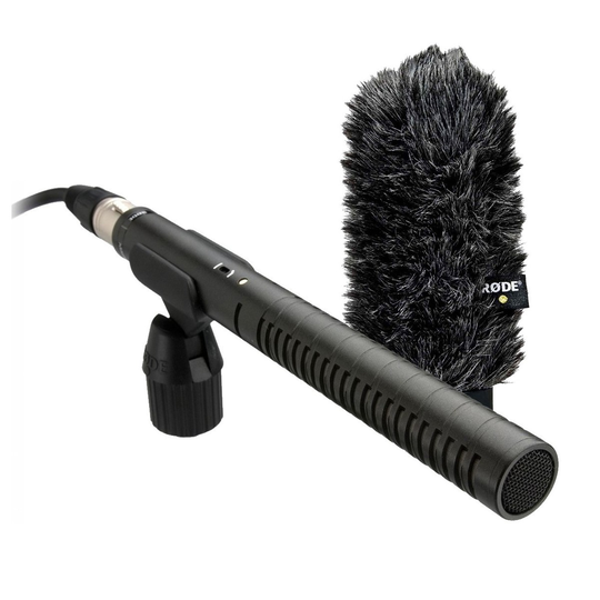 Rode NTG-1 Shotgun Condenser Microphone With WS6 Deluxe Windshield