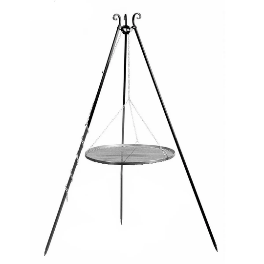 Cook King Black Steel Grate Tripod Grill