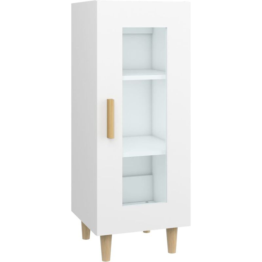 Sideboard White 34.5x34x90 cm Engineered Wood Vidaxl White