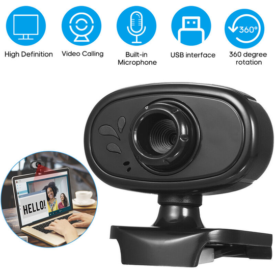 Web Camera 0.3 Megapixels usb Clip-On Rotatable Webcam For pc Laptop Computer Desktop with Built-in Microphone