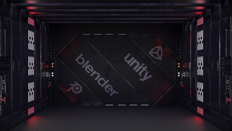 Blender 2.8 & Unity 3D - Sci-Fi Hallway Game Asset Creation