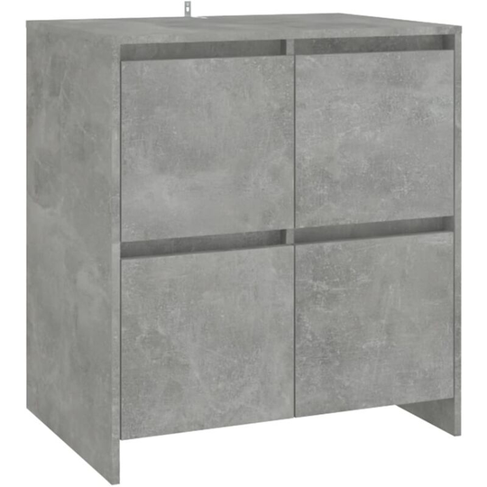Sideboard Concrete Grey 70x41x75 cm Engineered Wood Vidaxl Grey