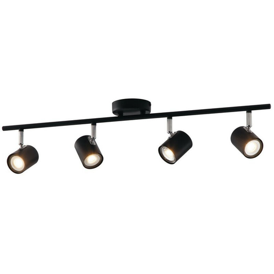 Fan Europe Lighting - Fan Europe spot 4 Light Spotlight Bars Black 70x15cm