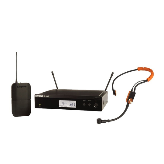 Shure BLX14RE/SM31-S8 Rack Mount Wireless Headset System with SM31FH