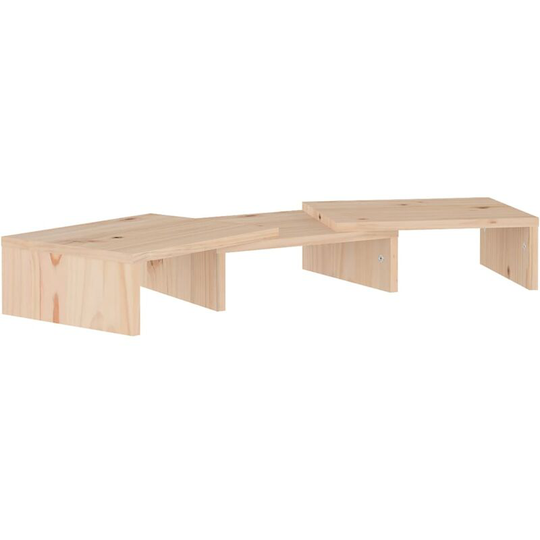 Monitor Stand 60x24x10.5 cm Solid Wood Pine Vidaxl Brown