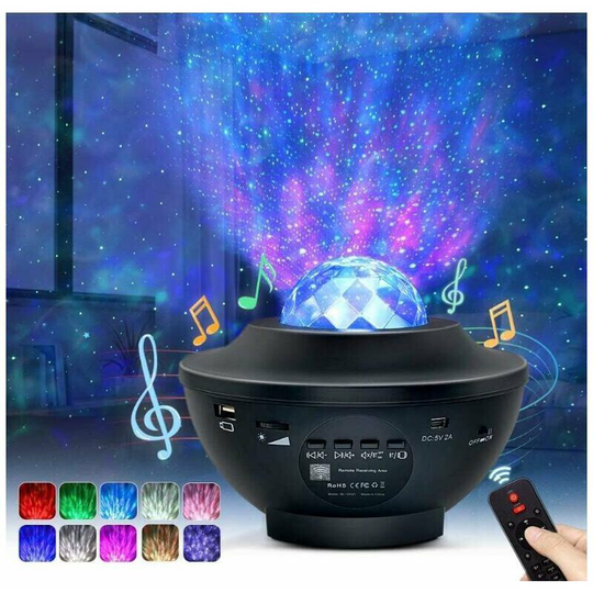 Star Sky projector, night light modes of the Planetarium led projector, Star Projector Lamp Océan