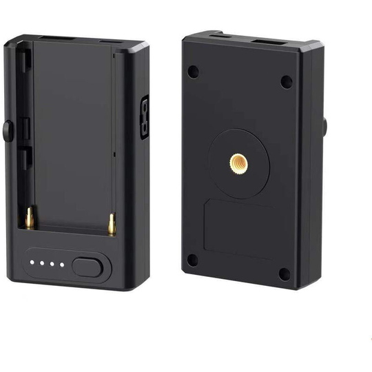 Np-f Battery Charger with 21W Type-C pd Input usb-a/ D-tap/ Type-C pd Outputs 1/4 Inch Screw Hole Multi-use Powering Adapter
