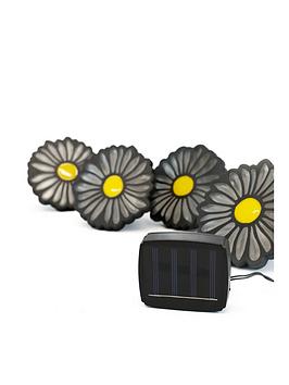 Gardenwize Daisy Solar Stake Lights Set Of 4
