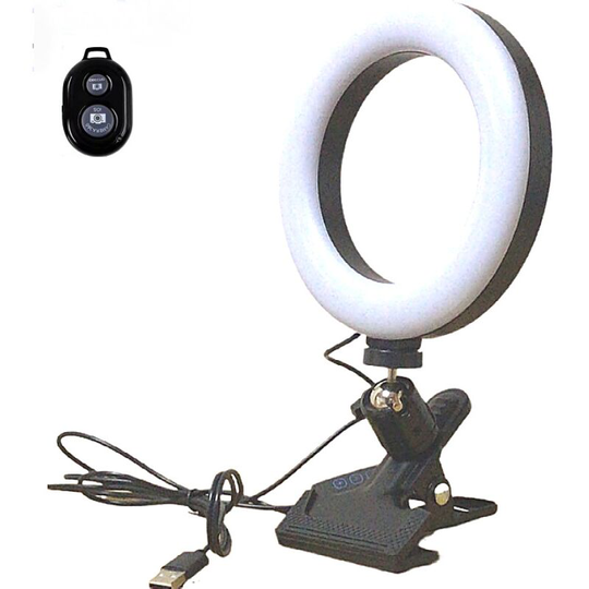 Thsinde - Lighting Kit, Lighting Modes, Video Lighting, Table Lamp with Clip, Computer Stand Lamp, Live Video Streaming, Fill Light, Mini Ring Light b
