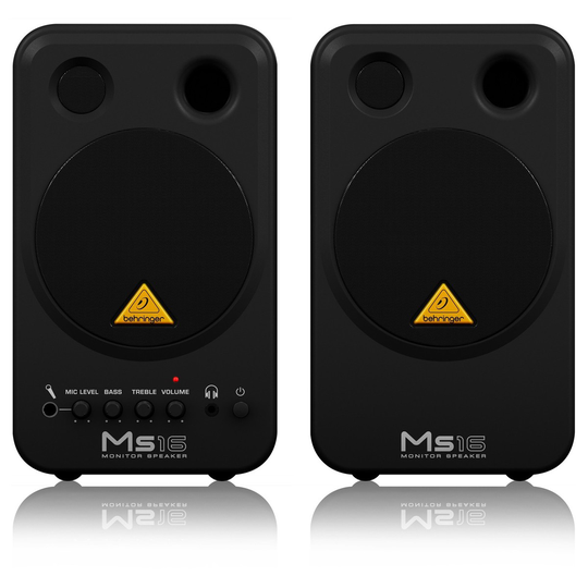 Behringer MS16 Studio Monitors Pair