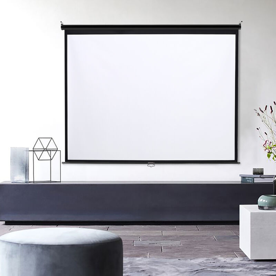 60 Inch hd Manual Pull Down Projector Screen - Livingandhome