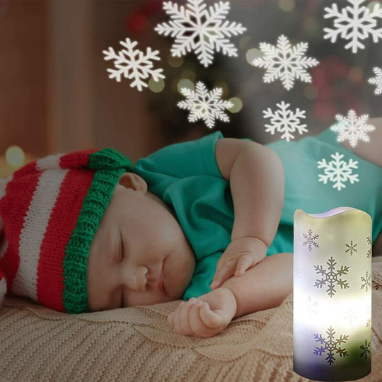 Thsinde - Christmas Snowflake Projector Lights, Christmas Projector Lights, led Snowflake Projector for Holiday Christmas Decorations, Snowflake