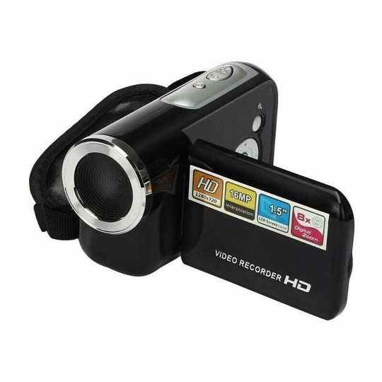 Bearsu - Colorful Camcorder Camcorder, hd 1080P Video Camcorder 16.0 mp 2.0 Inch lcd Screen Digital Camcorder 8X Digital Zoom Pause Function Video