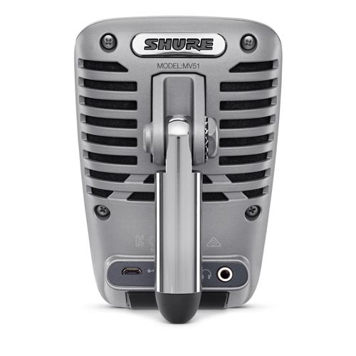 Shure MOTIV MV51 Grey Digital camcorder microphone