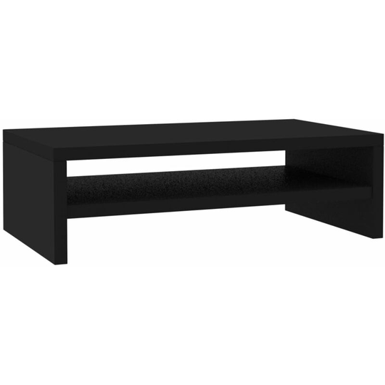 Monitor Stand Black 42x24x13 cm Engineered Wood Vidaxl Black