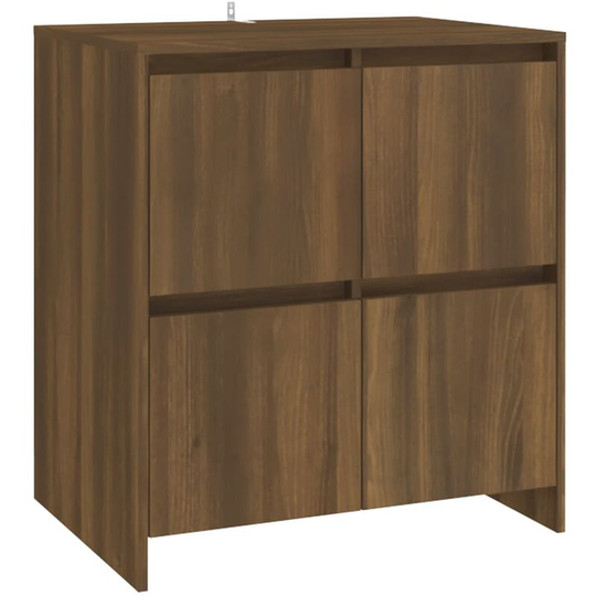 Sideboard Brown Oak 70x41x75 cm Engineered Wood Vidaxl Brown