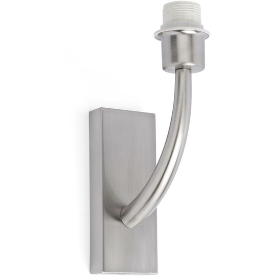 Faro Rem - 1 Light Indoor Wall Light Satin Nickel - Shade Not Included, E27