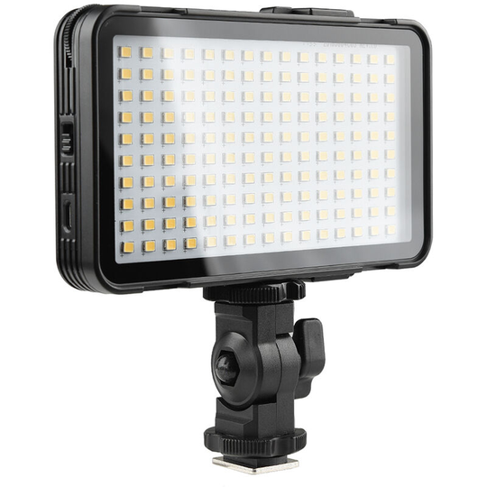Godox - LEDM150 Mini led Video Light 5600K Dimmable Photography Fill-in Light cri 95+ with Adjustable Phone Mounting Bracket for dslr Camera