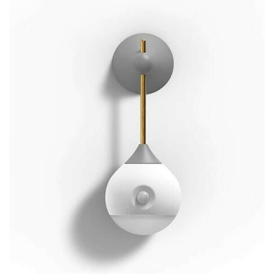 Aougo - led Night Light with Infrared Induction Motion Sensor, usb Charging, Detachable Child Light for Smart Home, Warm Light, Low Power Consumption