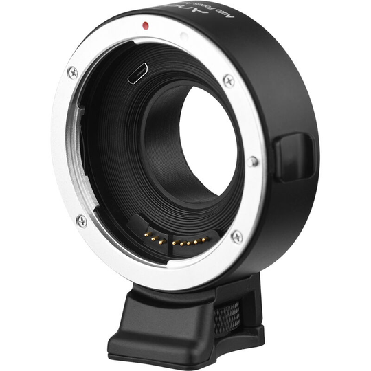 Andoer - ef-fx ii Lens Mount Adapter Ring Auto Focus Anti-Shake Aluminum Alloy with Tripod Mount