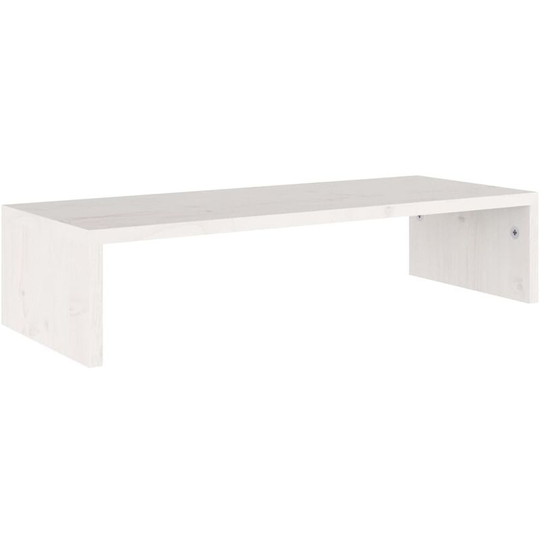 Monitor Stand High Gloss White 60x23.5x12 cm Engineered Wood Vidaxl White
