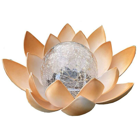 Solar Lotus Flower Light - Solar Powered led Flower Light - Eco-Friendly Garden Decor
