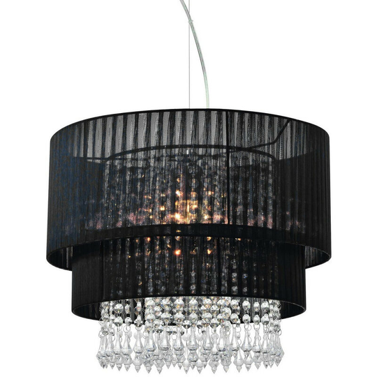 Zumaline Leta Pendant Ceiling Light, White, 1x E27