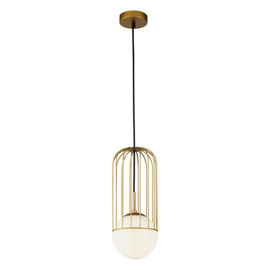 Maytoni Lighting - Telford Cage Ceiling Pendant Lamp Gold, 1 Light, E27