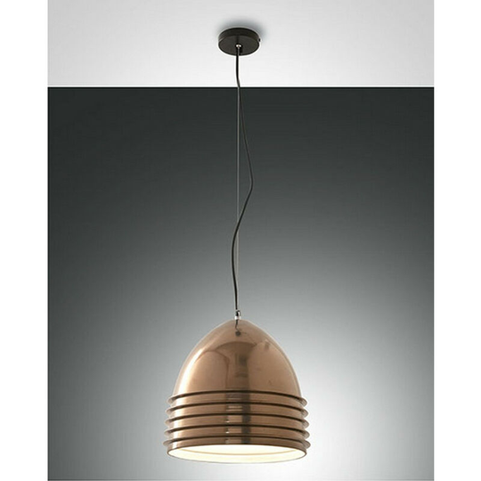 Fabas Luce Gavia Dome Pendant Ceiling Lights Bronze Glass, E27