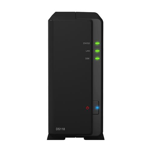 Synology DiskStation DS118 NAS/storage server RTD1296 Ethernet LAN Compact Black