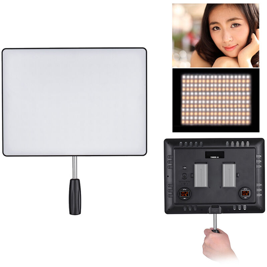 Yongnuo - YN600 Air 3200K-5500K Bi-Color Temperature led Video Light Photography Light Slim & Light Design Adjustable Brightness CRI¡Ý95 Studio