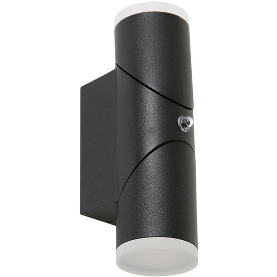 Sienna Outdoor Up Down Wall Light Matt Zwart IP54