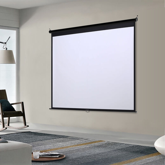 120 Inch hd Manual Pull Down Projector Screen - Livingandhome
