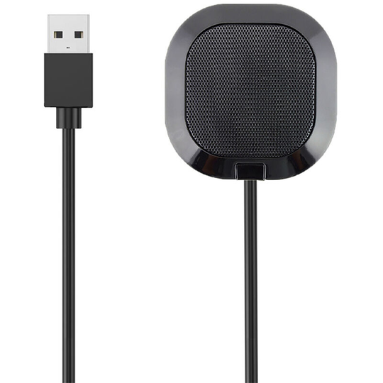 Asupermall - Desktop usb Computer Microphone 360¡ã Omnidirectional Noise Reduction Mic Plug and Play Compatible with Windows/Mac for Video Conference