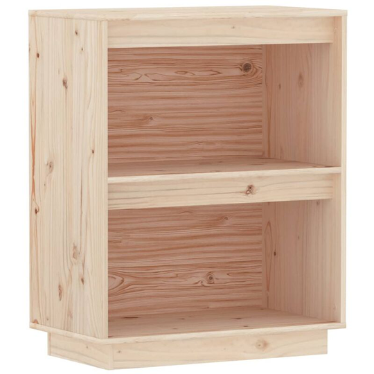 Console Cabinet 60x34x75 cm Solid Wood Pine Vidaxl Brown