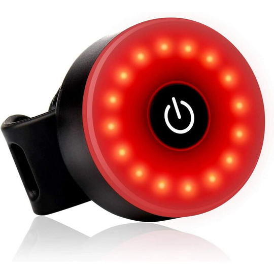 Bike Light LED Flashing Rear Light Powerful Red Light 5 Lighting Modes Waterproof USB Rechargeable Battery for Cycling MTB Scooter Child etc