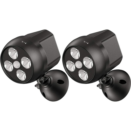 Waterproof Outdoor Motion Sensor, led Flood Light with Wireless Sensor, Outdoor Security Light for Stairs, Hallway, Garden, Patio (2 Pack)