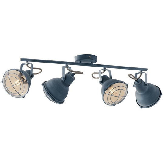 Fan Europe CUBA 4 Light Spotlight Bars Grey 77.5x17x13cm