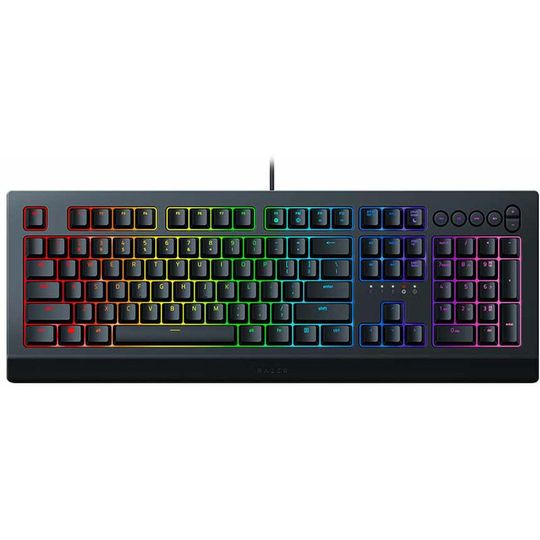 Razer - Cynosa V2 Wired Keyboard Membrane Gaming Keyboard rgb Gaming Keyboard with Multimedia Keys Chroma rgb
