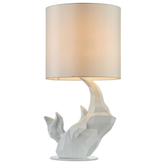 Maytoni Lighting - Nashorn Decorative Table Lamp White, 1 Light, E14