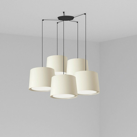 Faro Lighting - Faro conga - Cluster Pendant Ceiling Light White, E27