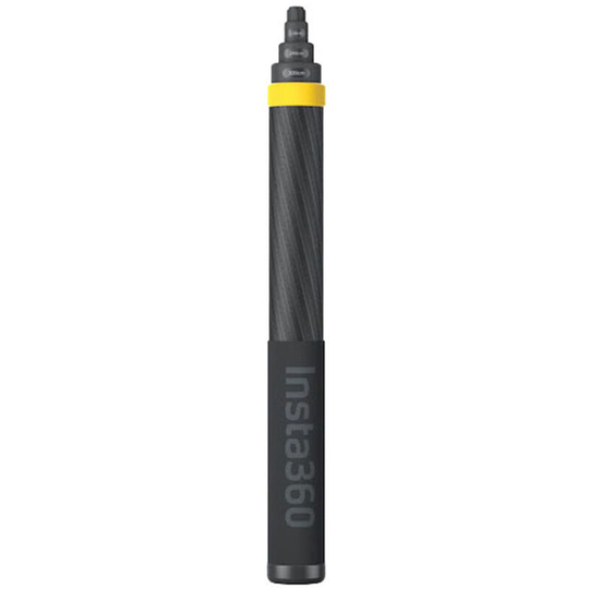 Insta360 - New Version Extented Edition Invisible Selfie Stick Carbon Fiber Standard 1/4 Inch Screw Mount 36cm-300cm Adjustable Length Compatible