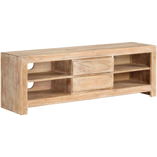 Vidaxl - tv Cabinet Solid Acacia Wood 120x30x40 cm Light Brown Brown